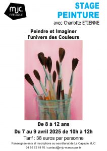 Atelier Peinture (Avril)