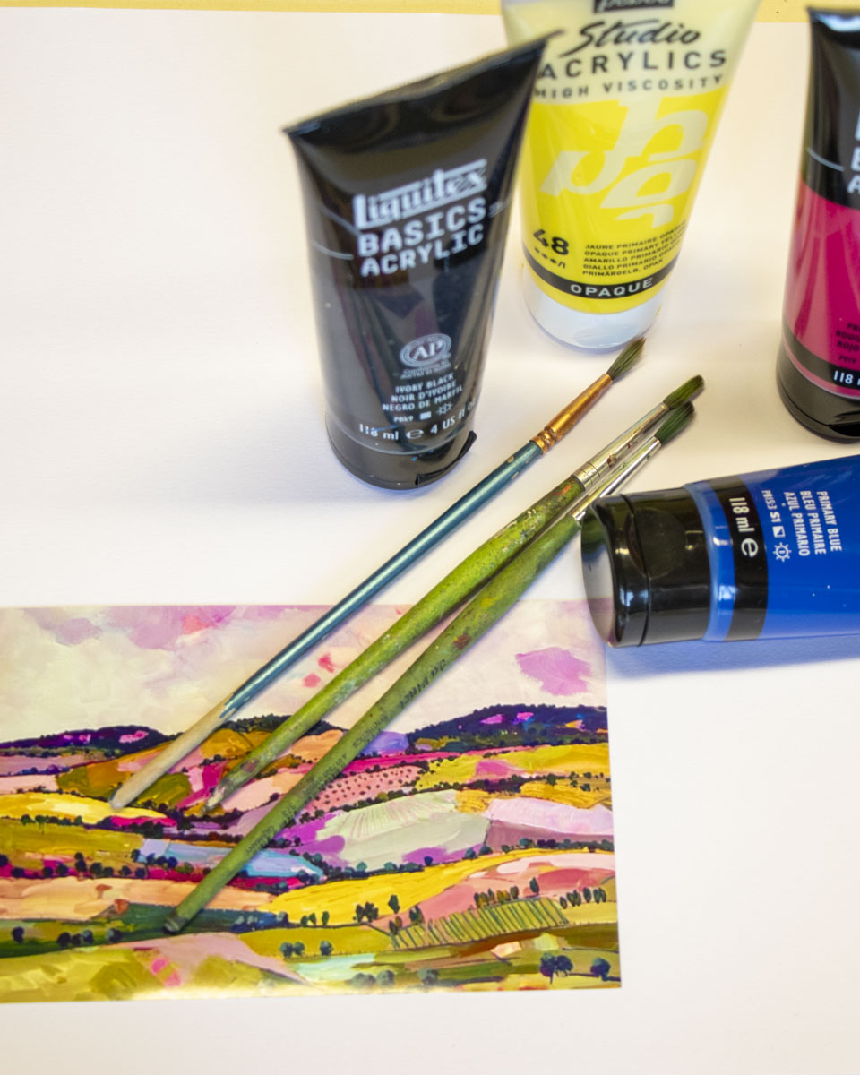 Peinture à l’acrylique
